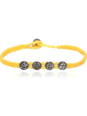 Boga Strenght Symbols Flat Braided Gümüş Bileklik