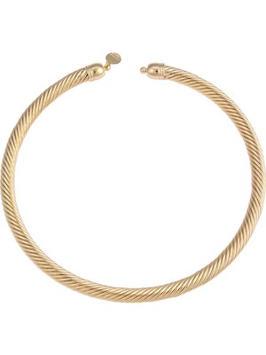 Glowing Diaries Gold Cable Kadın Altın Kaplama Kolye