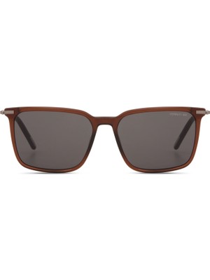 Cerruti 1881 Cr 80045 C3 Dikdörtgen Kahverengi Asetat Erkek Güneş Gözlüğü