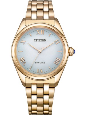Citizen EM1143-81X Altın Rengi Çelik Unisex Kol Saati
