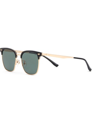 Blancia Milano Bc 1341 C1 Siyah Altın Rengi Unisex Güneş Gözlüğü