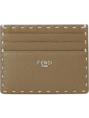 Fendi Koyu Bej Erkek Deri Kartlık