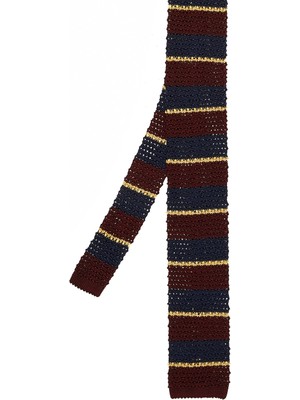 Polo Ralph Lauren Kırmızı Örgü Dokulu Ipek Kravat