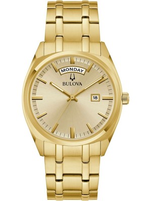 Bulova 97C115 Altın Rengi Çelik Erkek Kol Saati
