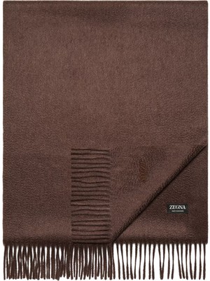 Zegna Kahverengi Erkek Kaşmir Atkı