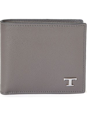 Tod's Gri Erkek Deri Cüzdan