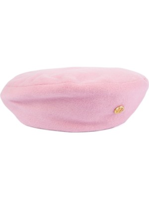 Sibi Hats Chantel Toz Pembe Kaşmir Kadın Beret Şapka