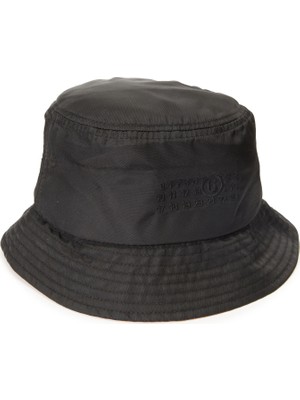MM6 Maison Margiela Siyah Erkek Bucket Şapka