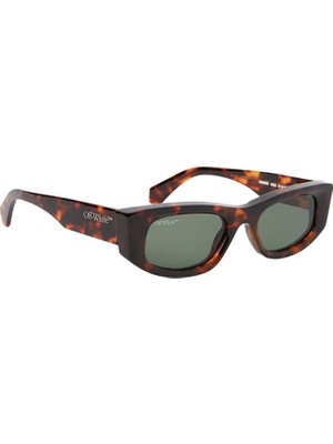 Off-White OERI090 Havana Asetat Unisex Güneş Gözlüğü