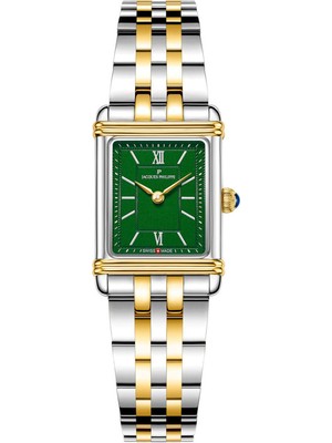 Jacques Philippe JPQLS8973X8 Altın Rengi Metalik Gri Çelik Kadın Kol Saati