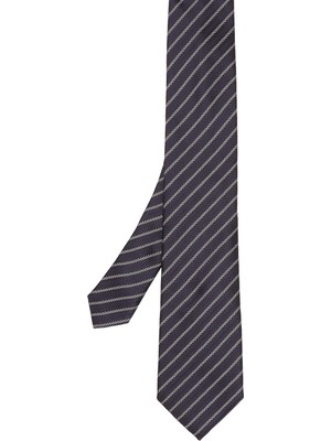 Zegna Lacivert Ipek Kravat
