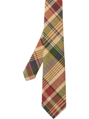 Polo Ralph Lauren Madras Çok Renkli Desenli Kravat