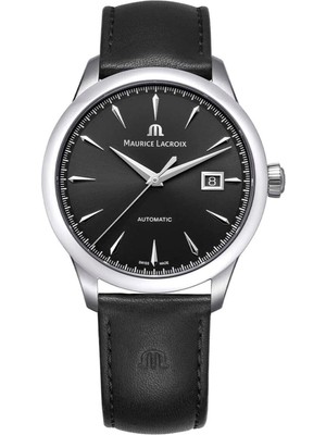 Maurice Lacroix ML-756008SS001330-2 Siyah Deri Erkek Kol Saati