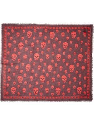 Mcqueen Bordo Erkek Şal