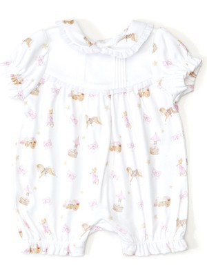 Princess Baby Desenli Kız Bebek Tulum
