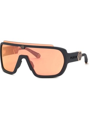 Philipp Plein SPP078 49QX Siyah Pembe Asetat Kadın Güneş Gözlüğü
