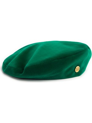 Sibi Hats Audrey Yeşil Kadife Unisex Beret Şapka