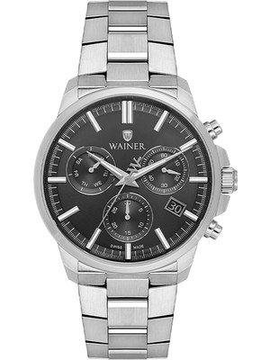 Wainer WA.16200-A Gümüş Çelik Erkek Kol Saati