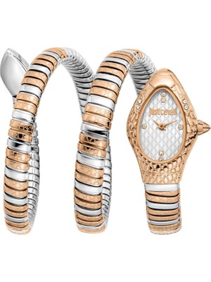 Just Cavalli JC1L374M0065 Metalik Gri Rose Gold Çelik Kadın Kol Saati