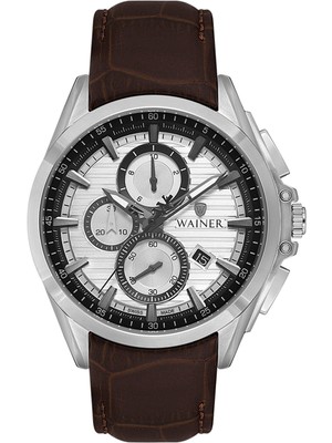 Wainer WA.19400-A Kahverengi Deri Erkek Kol Saati