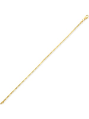 Safir Mücevher Simple 14 Ayar Altın Hasır Unisex Bileklik