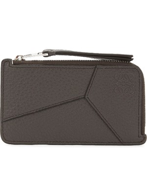 Loewe Puzzle Edge Koyu Gri Erkek Deri Kartlık
