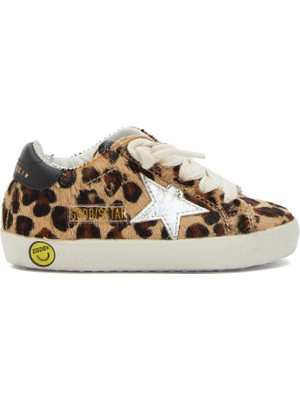 Golden Goose Superstar Siyah Çocuk Deri Sneaker