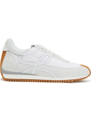 Loewe Flow Runner Beyaz Kadın Süet Sneaker