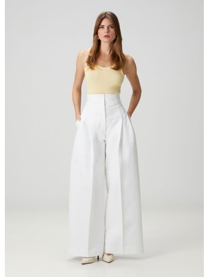 Jacquemus Souro Beyaz Pantolon