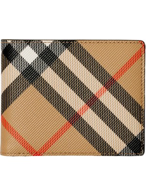 Burberry Bifold Bej Erkek Cüzdan