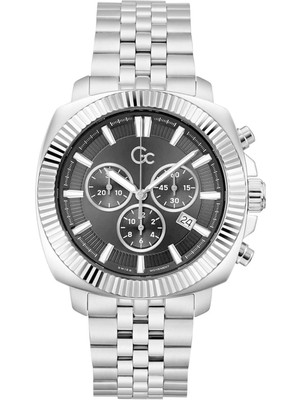 GCZ46006G2 Metalik Gri Çelik Erkek Kol Saati