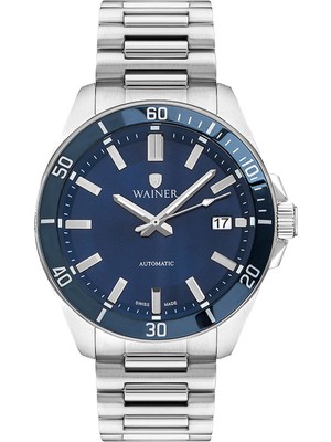 Wainer WA.25540-B Gümüş Çelik Erkek Kol Saati