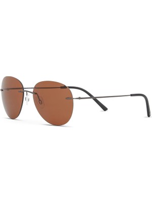 Blancia Milano Bc 1360 C3 Mat Metalik Titanyum Erkek Güneş Gözlüğü