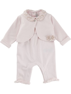 Tartine et Chocolat Pembe Tulum ve Bolero Kız Bebek 2'li Set
