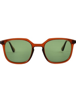 Looklight Coffey Jel Kahverengi Unisex Güneş Gözlüğü