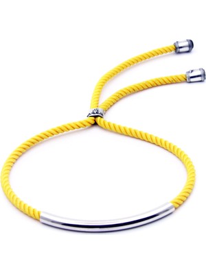 Kayra Khan Pipe Auger Rope Erkek Gümüş Bileklik