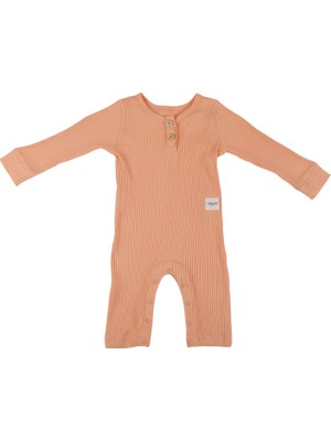 Totzee Somon Fitilli Uzun Kollu Unisex Bebek Tulum