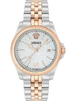 Versace VRSCVE9H00824 Rose Gold Metalik Gri Unisex Kol Saati