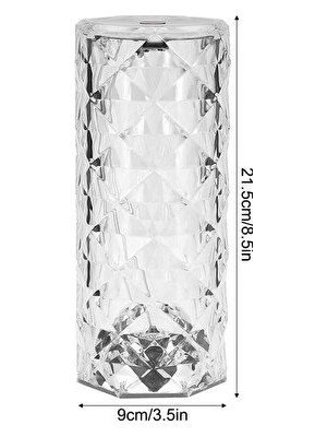 Maison Luré Kristal Elmas Tasarımlı LED Masa Lambası - Şık ve Parlak Dekoratif Parça