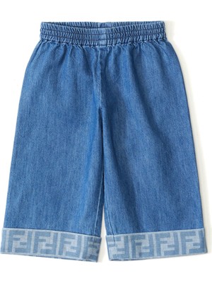 Fendi Mavi Erkek Bebek Pantolon