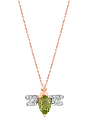 Bee Goddess Bee Kadın Rose Gold Kolye