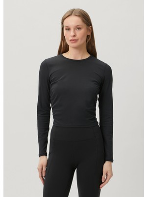 Lululemon All It Takes Siyah Uzun Kollu T-Shirt *ribbed Nulu