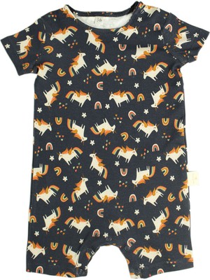 Miela Kids Easy Romper Rainbow Unicorn Bebek Tulum