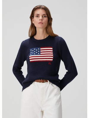 Polo Ralph Lauren Lacivert Jakarlı Kazak