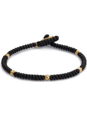 AtolyeWolf Snake Knot Siyah Erkek Gümüş Bileklik