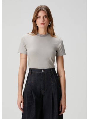 Jacquemus Atelier Femme Gri T-Shirt