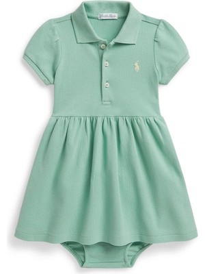 Polo Ralph Lauren Yeşil Kız Çocuk Elbise