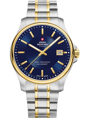 SWISS MILITARY BY CHRONO SM30200.06 Altın Sarısı Çelik Erkek Kol Saati