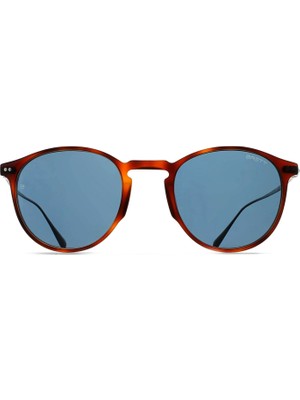 Brett Miles Sun C09 Kahverengi Titanyum Unisex Güneş Gözlüğü