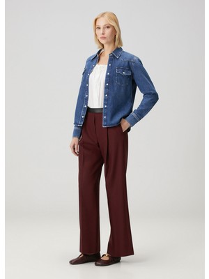 Loewe Bordo Yün Pantolon